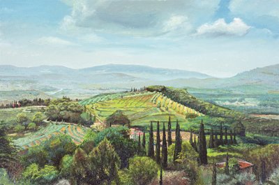 Rolling Hills, Pistoia, Tuscany by Trevor Neal